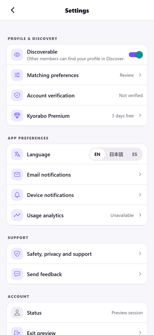 Visibility, safety and privacy in one place